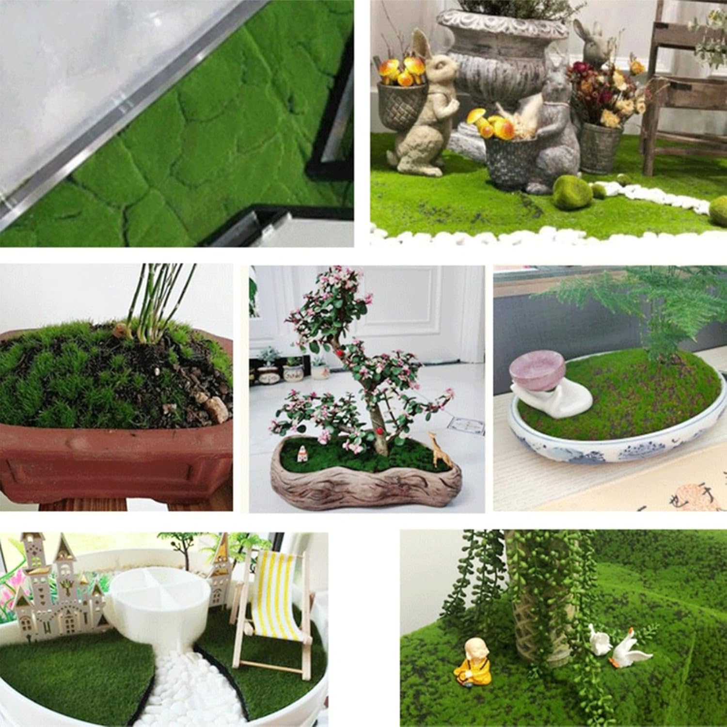 Artificial Moss Mat Fake Grass - Preserved Moss Sheet review and price