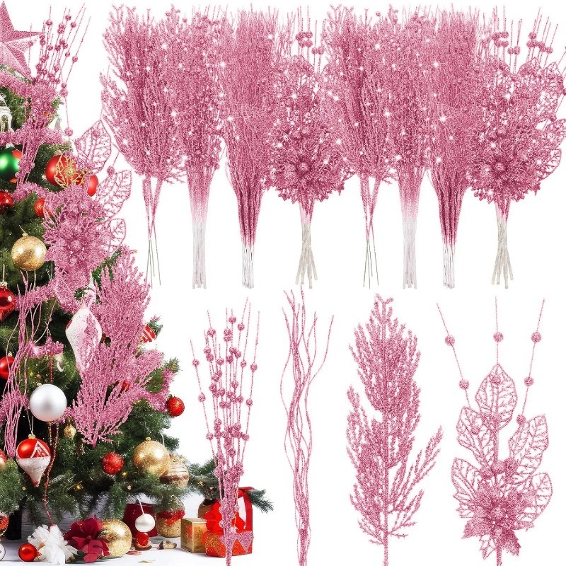 12Pcs Pink Christmas Tree Deco - Florist Supply Bulk review and price