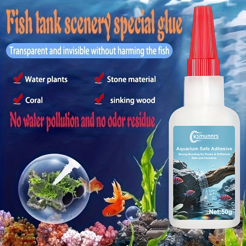Aquarium Landscape Glue, Quick - Preserved Moss Sheet review and price