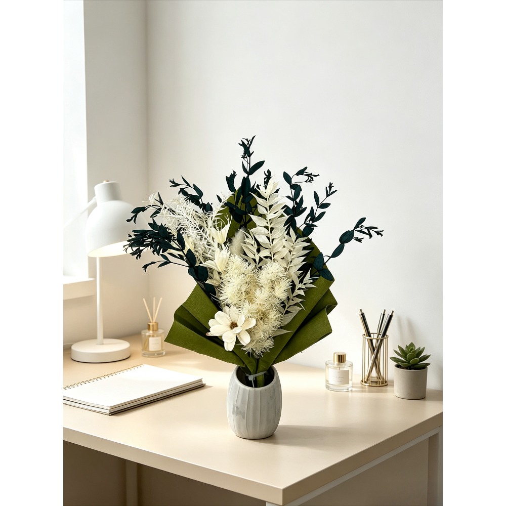 Preserved Dried Flower Bouquet - Eucalyptus Preserved review and price